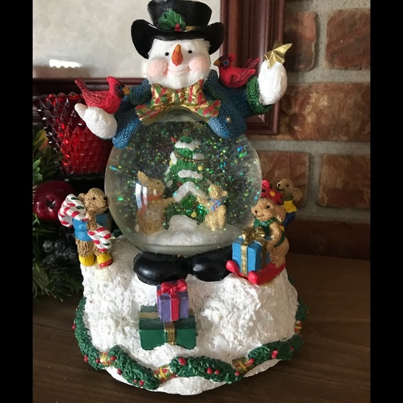 Rare Vintage Frosty The Snowman Musical Water globe - Picture 7 of 10